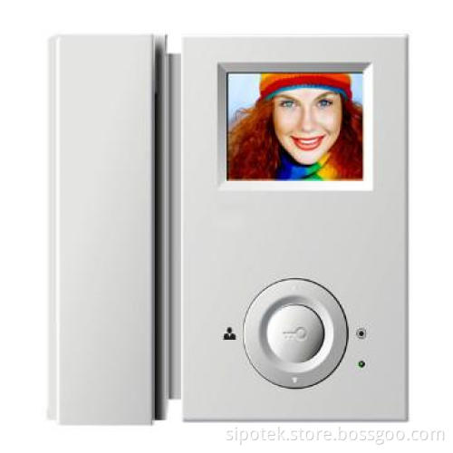 Sipo Wired Door Chimes with 3.5 inch TFT Color ,wall surface mounted